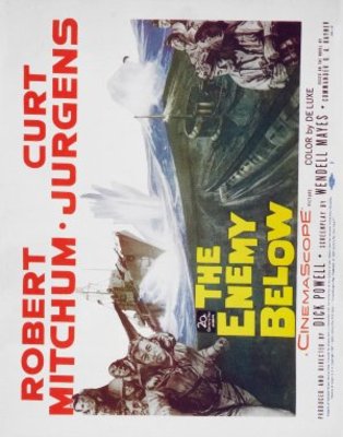 The Enemy Below movie poster (1957) sweatshirt