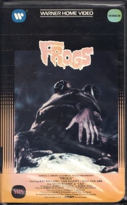 Frogs movie poster (1972) pillow