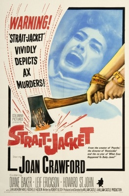 Strait-Jacket movie poster (1964) metal framed poster