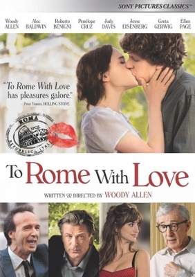 To Rome with Love movie poster (2012) wood print
