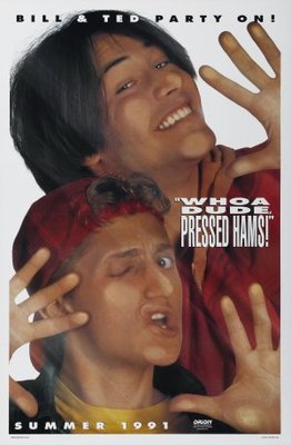 Bill & Ted's Bogus Journey movie poster (1991) canvas poster