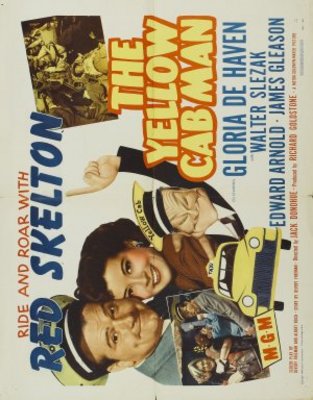 The Yellow Cab Man movie poster (1950) wood print