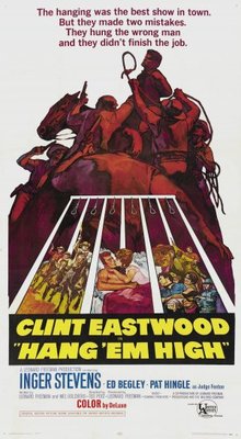 Hang Em High movie poster (1968) canvas poster