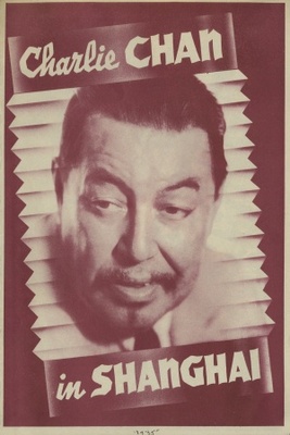 Charlie Chan in Shanghai movie poster (1935) wood print