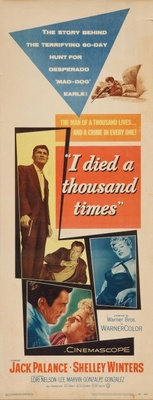 I Died a Thousand Times movie poster (1955) Stickers MOV_d7235410