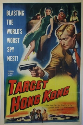Target Hong Kong movie poster (1953) wooden framed poster