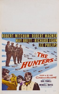 The Hunters movie poster (1958) pillow
