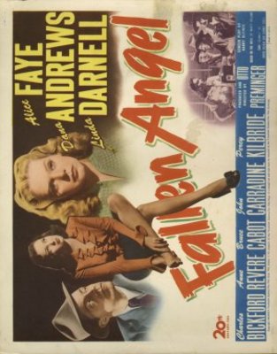 Fallen Angel movie poster (1945) metal framed poster