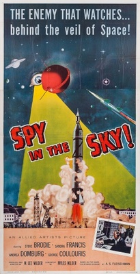 Spy in the Sky! movie poster (1958) tote bag