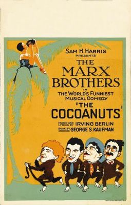The Cocoanuts movie poster (1929) wood print