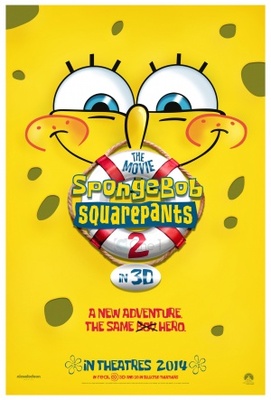 SpongeBob SquarePants 2 movie poster (2014) canvas poster