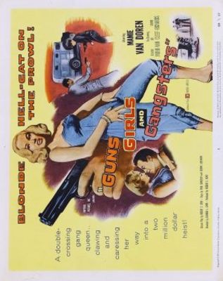 Guns, Girls, and Gangsters movie poster (1959) poster with hanger