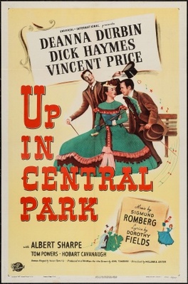 Up in Central Park movie poster (1948) metal framed poster