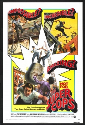 The Super Cops movie poster (1974) wooden framed poster