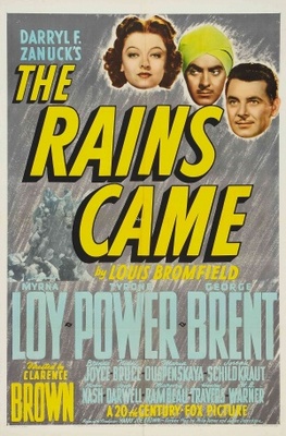 The Rains Came movie poster (1939) poster with hanger