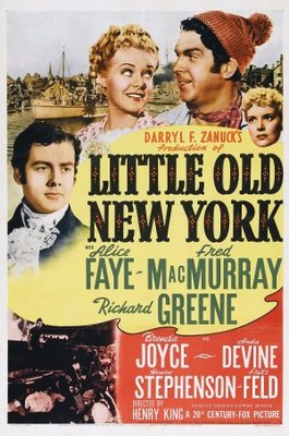 Little Old New York movie poster (1940) mug