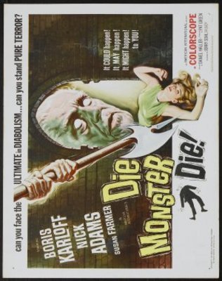 Die, Monster, Die! movie poster (1965) poster with hanger