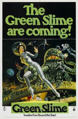 The Green Slime movie poster (1968) metal framed poster