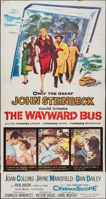 The Wayward Bus movie poster (1957) canvas poster
