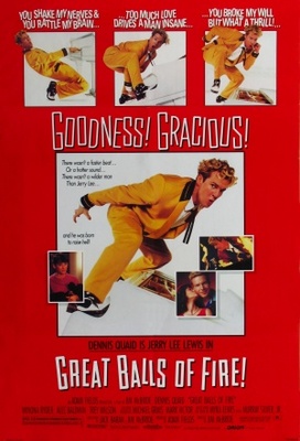Great Balls Of Fire movie poster (1989) Stickers MOV_d7bc2c2c