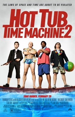 Hot Tub Time Machine 2 movie poster (2015) metal framed poster