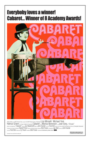 Cabaret movie poster (1972) canvas poster
