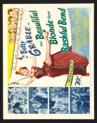 The Beautiful Blonde from Bashful Bend movie poster (1949) mouse pad
