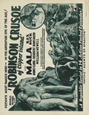 Robinson Crusoe of Clipper Island movie poster (1936) wood print