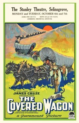 The Covered Wagon movie poster (1923) wooden framed poster
