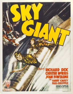 Sky Giant movie poster (1938) metal framed poster