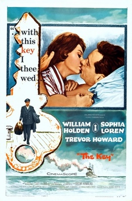 The Key movie poster (1958) metal framed poster