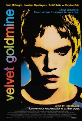 Velvet Goldmine movie poster (1998) wooden framed poster