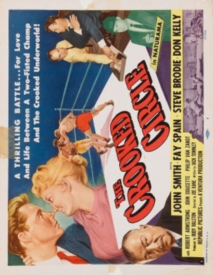 The Crooked Circle movie poster (1957) wood print