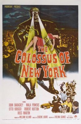 The Colossus of New York movie poster (1958) wood print