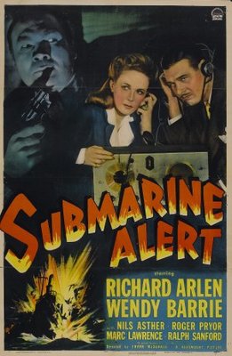 Submarine Alert movie poster (1943) t-shirt