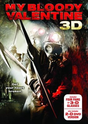 My Bloody Valentine movie poster (2009) metal framed poster