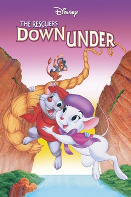 The Rescuers Down Under movie poster (1990) wood print