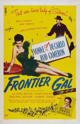 Frontier Gal movie poster (1945) canvas poster