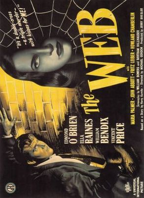 The Web movie poster (1947) metal framed poster