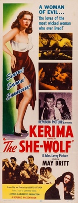 La lupa movie poster (1952) wood print