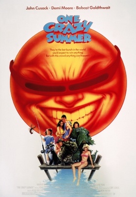 One Crazy Summer movie poster (1986) metal framed poster