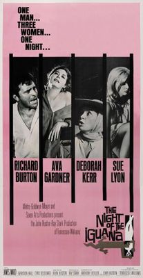 The Night of the Iguana movie poster (1964) wood print
