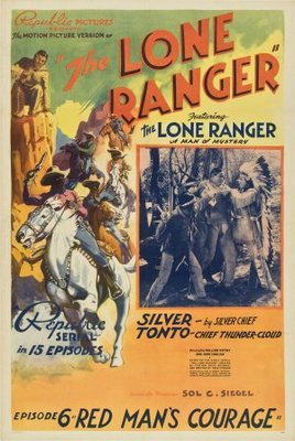 The Lone Ranger movie poster (1938) wooden framed poster