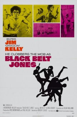 Black Belt Jones movie poster (1974) metal framed poster