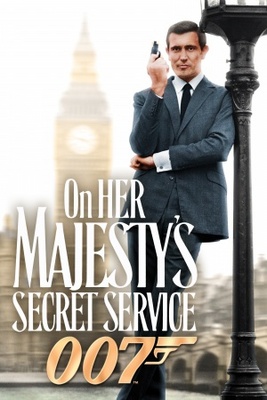 On Her Majesty's Secret Service movie poster (1969) wood print