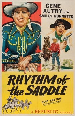 Rhythm of the Saddle movie poster (1938) canvas poster