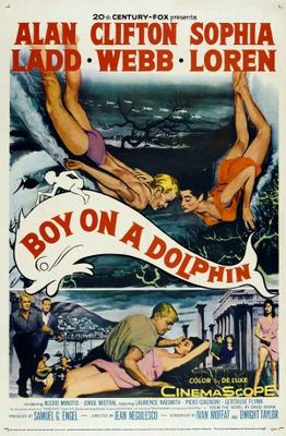 Boy on a Dolphin movie poster (1957) t-shirt