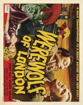 Werewolf of London movie poster (1935) wood print