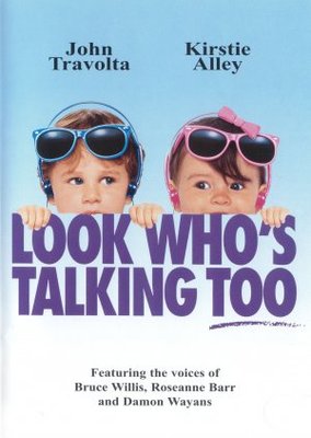 Look Who's Talking Too movie poster (1990) wood print