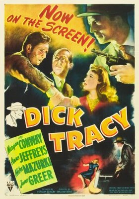 Dick Tracy movie poster (1945) canvas poster